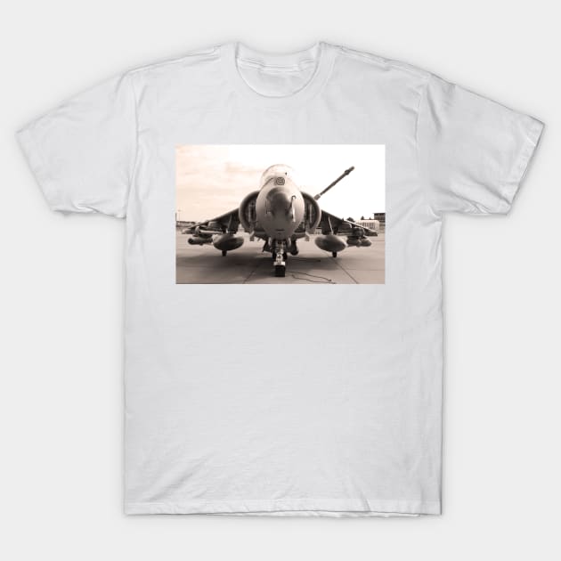 RAF Harrier aircraft T-Shirt by captureasecond